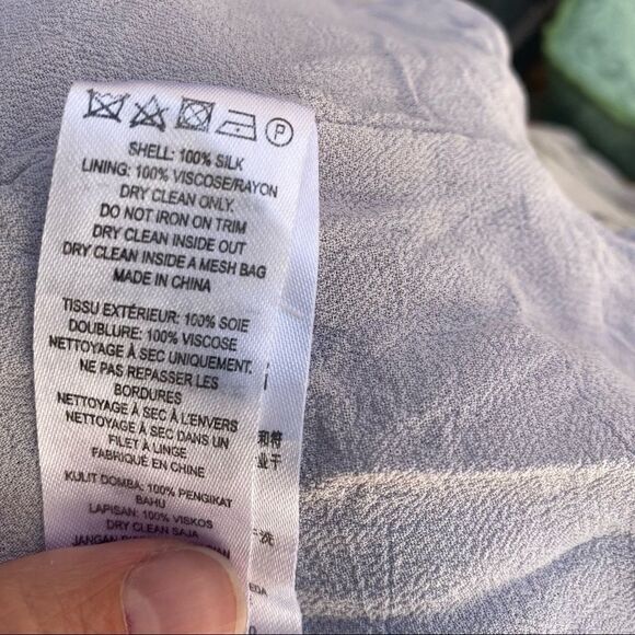 French connection silk Eden of Zola printed midi skirt size small - Picture 7 of 13